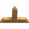 Ekena Millwork Portland Rough Sawn Timber Gable Bracket, Western Red Cedar, 36"W x 24"H x 4"D x 6"F, 16/12 Pitch GBW036X24X0406POR00RWR - alternate 5